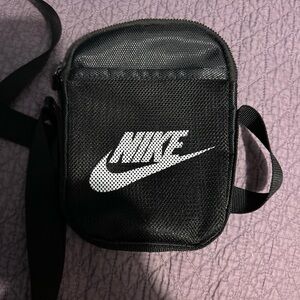 Nike Black Mesh Belt Bag